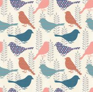 Birds seamless pattern N15