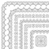 Abstract pattern frame contour N3