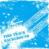 Blue tire track backgound