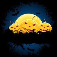 Grungy Halloween background