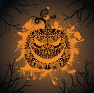 Grunge Halloween background N4