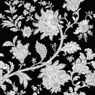 Seamless Pattern with floral ornament N116
