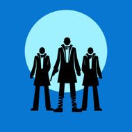 Men in Black - vector
