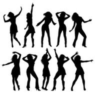 Party Silhouettes Women
