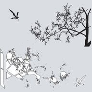 Silhouette and outline