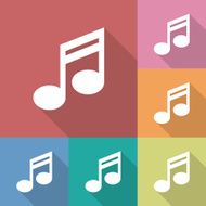 Icon of music note