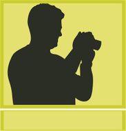 Photographer (Vector) - Silhouette Series