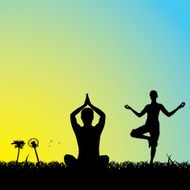 yoga sunrise