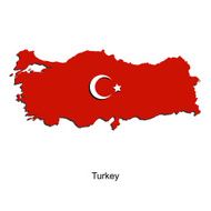 Map of Turkey for your design