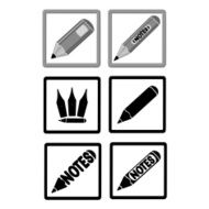 Business icons pencil