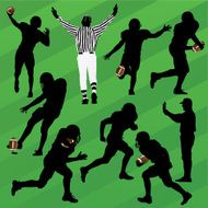 Football Silhouettes N6