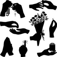 Hand Silhouettes N7