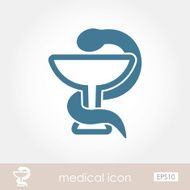 Snake medical icon
