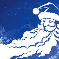 Lucky Santa background