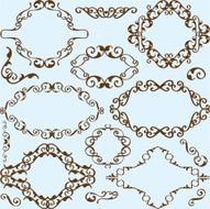 Old art victorian set