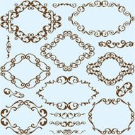 Ornate art victorian set