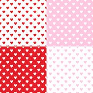 Valentines seamless patterns N2