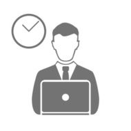 business man vector icon symbol office communication N2