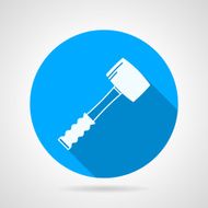 Flat vector icon for construction Sledgehammer
