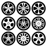 Black Silhouettes - Alloy Wheels