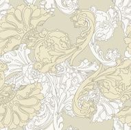 Seamless Pattern with floral ornament N119