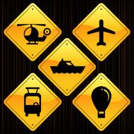 Yellow Signs - Transportation