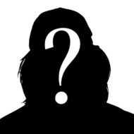Vector silhouette of a man N399