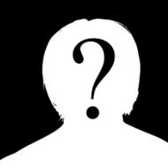 Vector silhouette of a man N400