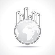 Real Estate icon for sale property concept stock vector