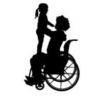 Vector silhouettes of family N108