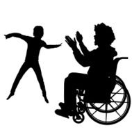 Vector silhouettes of family N110