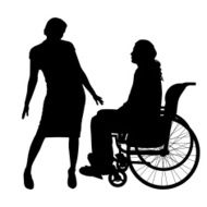 Vector silhouettes of couple N80