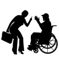 Vector silhouettes of couple N84