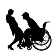 Vector silhouettes of couple N88