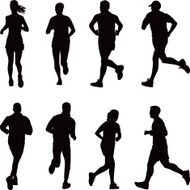 Runner Silhouettes N5