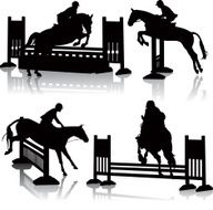 Hunter Jumper Horse Silhouettes