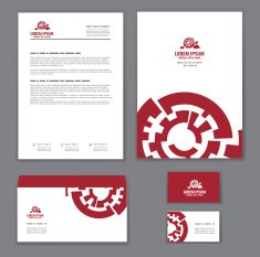 Corporate identity template for repair shop