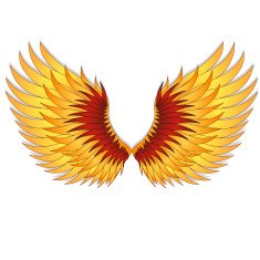 Straighten wings of the phoenix