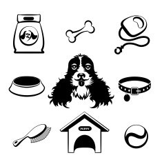 Dog Icons Set N3