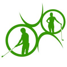 Vector silhouettes of golf N27