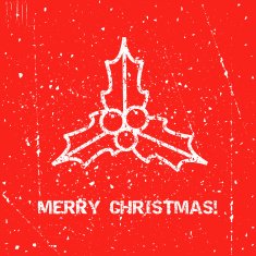 Greeting Christmas card N7