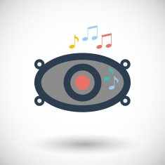 Icon of car speakers N2