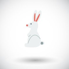 Rabbit single icon