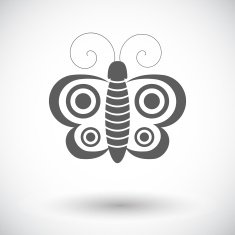 Butterfly single icon N2