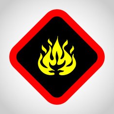 Fire icon great for any use Vector EPS10