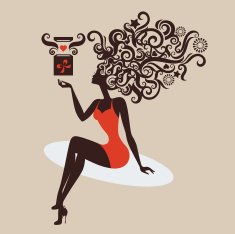 Woman with a gift N3