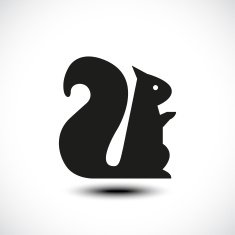 Squirrel Silhouette N4