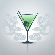 Glass of martini N2