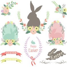 Easter Spring Elements