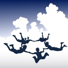 Skydiving children N2